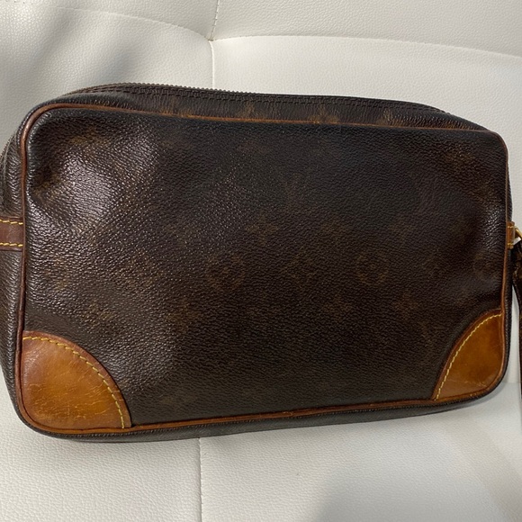 Authentic Louis Vuitton Monogram Marly Dragonne Clutch Bag - Picture 1 of 16